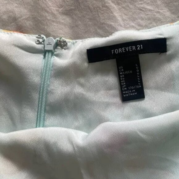 ⭐️ Ruffle Floral Boho Peasant Hipster Straight Modern Fairy Cottage Picnic Skirt - Picture 3 of 5